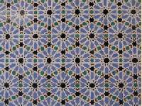 Keramik-Kacheln im Real Alcazar-Palast in Sevilla